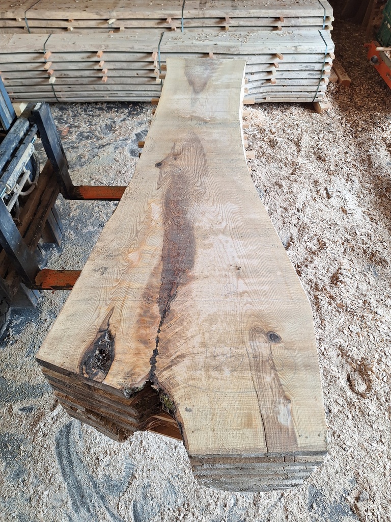 Plateau Frêne 43 x 460-800 x 2300 mm de la boule 955B - 6