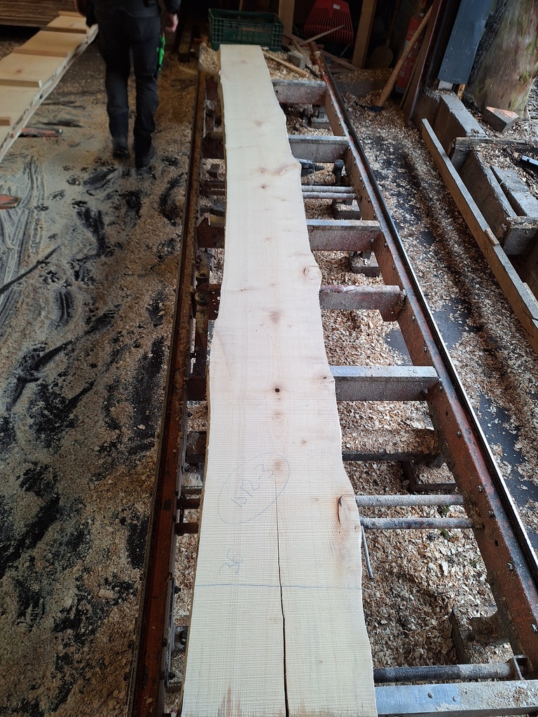 Plateau Erable 33 x 300-360 x 4110 mm de la boule 1512 - 3