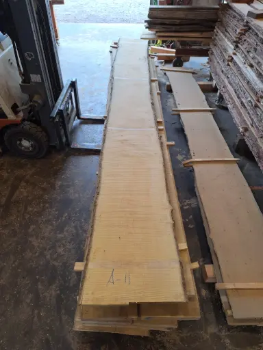 [PL-ERA-A-11] Plateau Erable 25 x 510-510 x 4000 mm de la boule A - 11