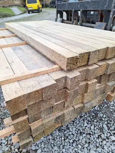 [SE-CHE-78x78x1900] Poteau Chêne Commun - 78 x 78 x 1900