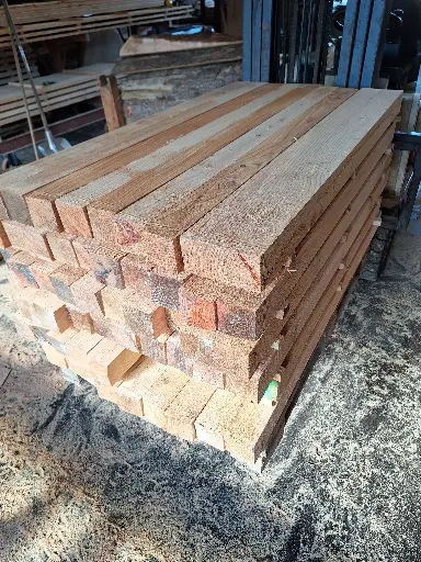 [SE-MEL-78x78x1200] Poteau Mélèze - 78 x 78 x 1200