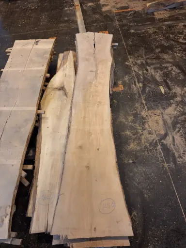 [PL-LIQ-125-5] Plateau Liquidambar 38 x 310-380 x 2000 mm de la boule 125 - 5