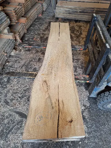 [PL-TIL-134-2] Plateau Tilleul 53 x 380-510 x 2010 mm de la boule 134 - 2