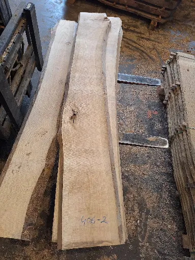 [PL-CHR-406-2] Plateau Chêne rouge 43 x 280-300 x 2150 mm de la boule 406 - 2