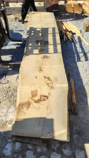 [PL-CHE-535-9] Plateau Chêne Commun 48 x 690-600 x 3800 mm de la boule 535 - 9