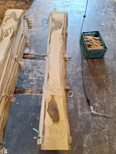 [PL-CHA-593-1] Plateau Chataigner 18 x 130-190 x 2100 mm de la boule 593 - 1