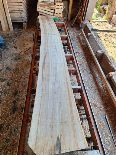 [PL-FRE-934-4] Plateau Frêne 38 x 460-610 x 3820 mm de la boule 934 - 4