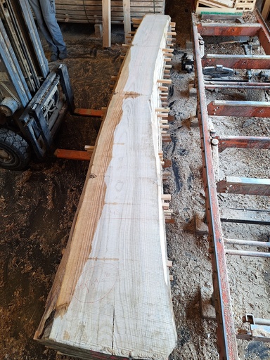 [PL-FRE-934-8] Plateau Frêne 38 x 320-480 x 3820 mm de la boule 934 - 8