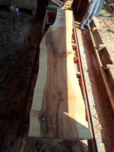 [PL-FRE-938-5] Plateau Frêne 53 x 530-720 x 4000 mm de la boule 938 - 5