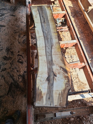 [PL-NOY-939-4] Plateau Noyer 28 x 350-410 x 2050 mm de la boule 939 - 4