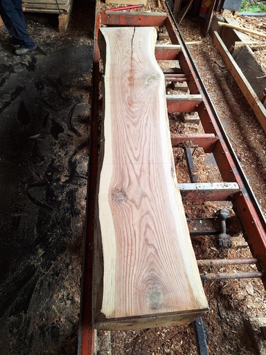 [PL-CHR-943-2] Plateau Chêne Rouge 53 x 360-430 x 2420 mm de la boule 943 - 2