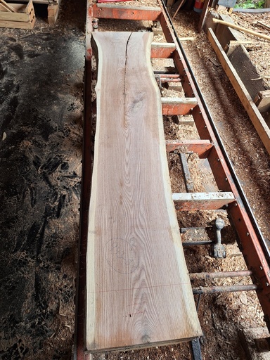 [PL-CHR-943-3] Plateau Chêne Rouge 53 x 410-450 x 2420 mm de la boule 943 - 3