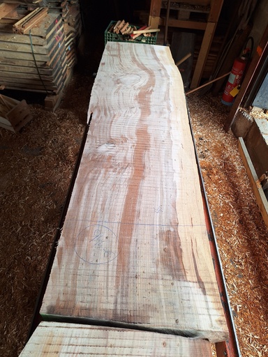 [PL-HET-944-6] Plateau Hêtre 103 x 550-610 x 2000 mm de la boule 944 - 6