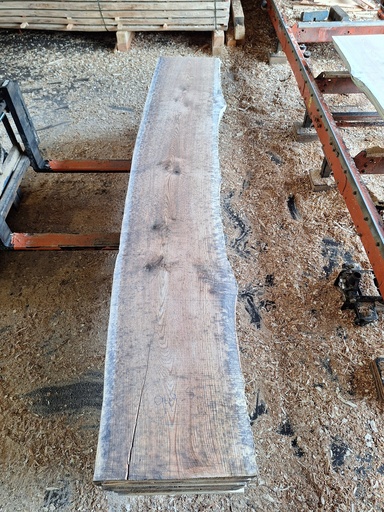 [PL-CHR-949-5] Plateau Chêne Rouge 43 x 430-450 x 2600 mm de la boule 949 - 5