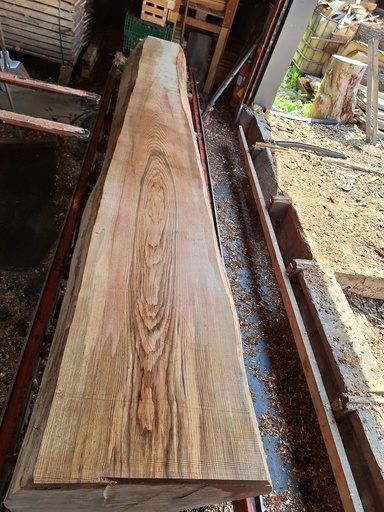 [PL-FRE-950-1] Plateau Frêne 43 x 360-600 x 4050 mm de la boule 950 - 1