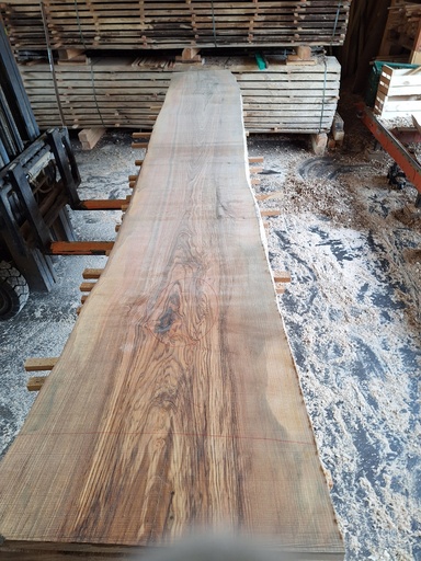 [PL-FRE-950-7] Plateau Frêne 43 x 600-710 x 4050 mm de la boule 950 - 7