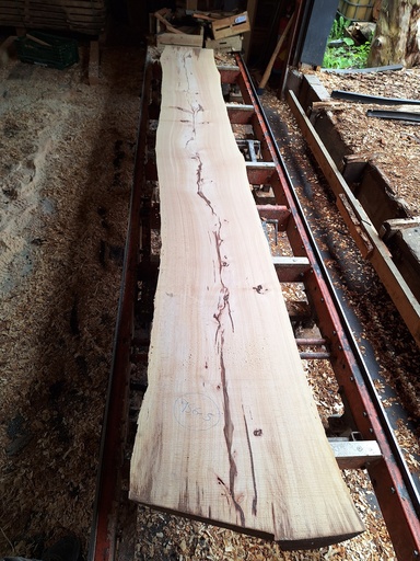 [PL-HET-956B-5] Plateau Hêtre 43 x 470-530 x 4140 mm de la boule 956B - 5