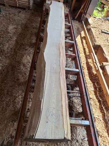 [PL-FRE-976-1] Plateau Frêne 43 x 220-360 x 4000 mm de la boule 976 - 1