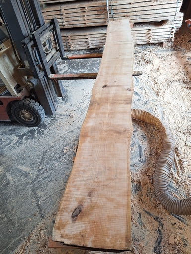 [PL-MER-978-2] Plateau Merisier 28 x 300-400 x 4040 mm de la boule 978 - 2