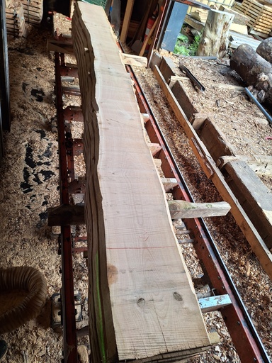 [PL-MER-978-8] Plateau Merisier 28 x 250-310 x 4040 mm de la boule 978 - 8