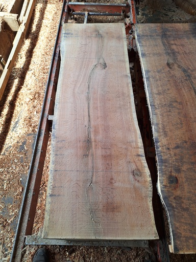 [PL-CHR-988-5] Plateau Chêne Rouge 53 x 620-650 x 1980 mm de la boule 988 - 5