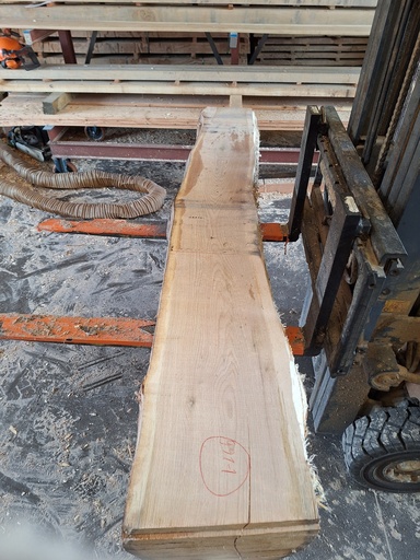 [PL-CHR-991-1] Plateau Chêne Rouge 28 x 260-300 x 2110 mm de la boule 991 - 1