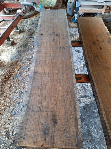 [PL-CHR-1000-5] Plateau Chêne Rouge 28 x 410-420 x 1950 mm de la boule 1000 - 5