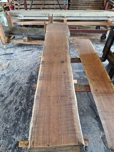 [PL-CHR-1053-8] Plateau Chêne Rouge 28 x 320-430 x 2180 mm de la boule 1053 - 8